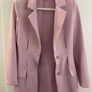 SHEIN Light Pink Women's Blazer